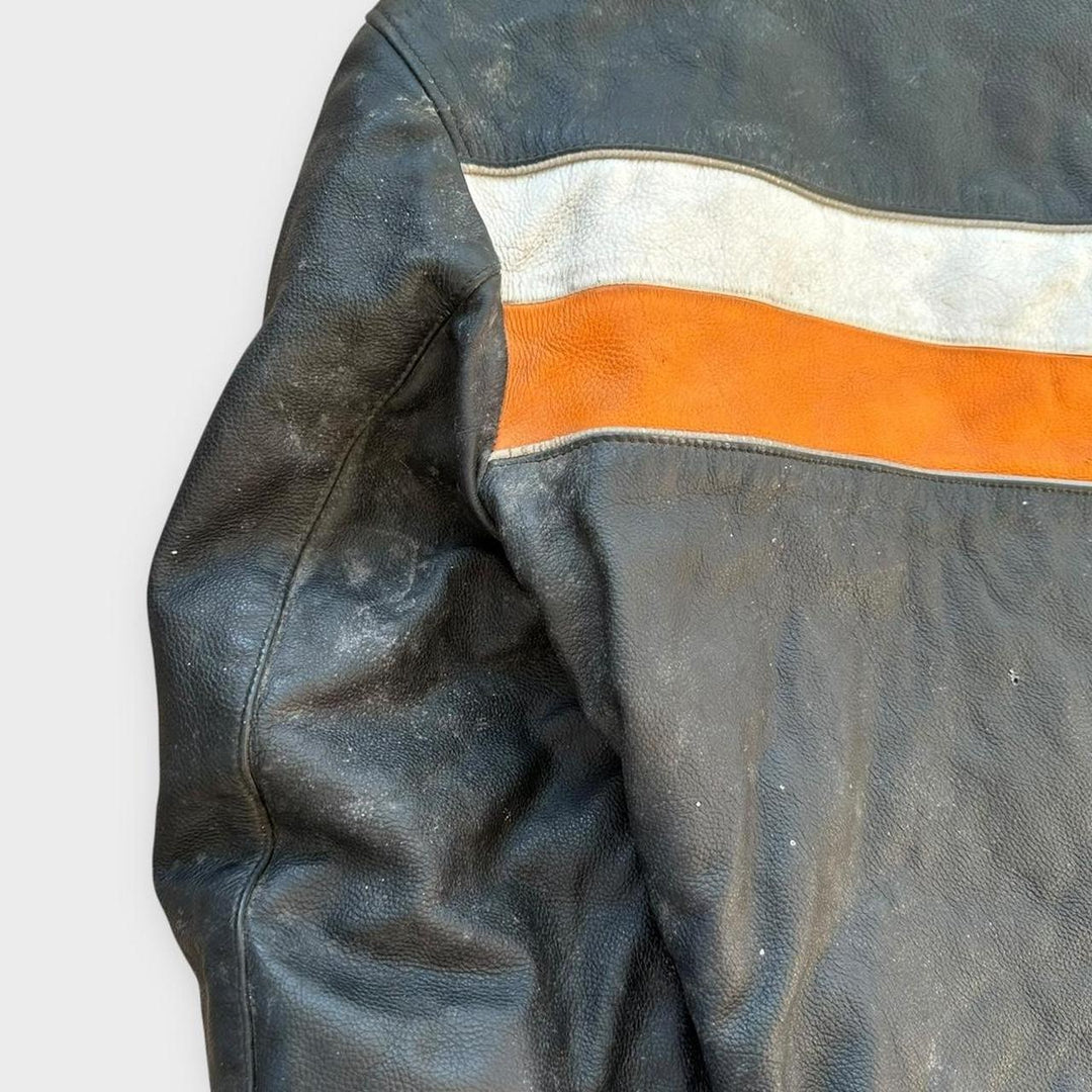 Jaqueta biker de couro Alpinestars - média (verificar medidas)