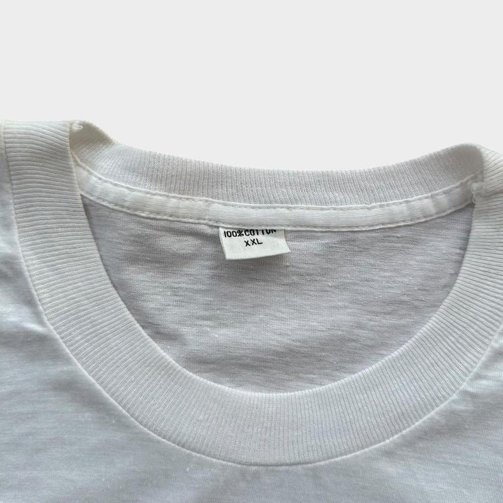 Camiseta vintage com estampa de tempestade no deserto - XXL (cabe como uma grande