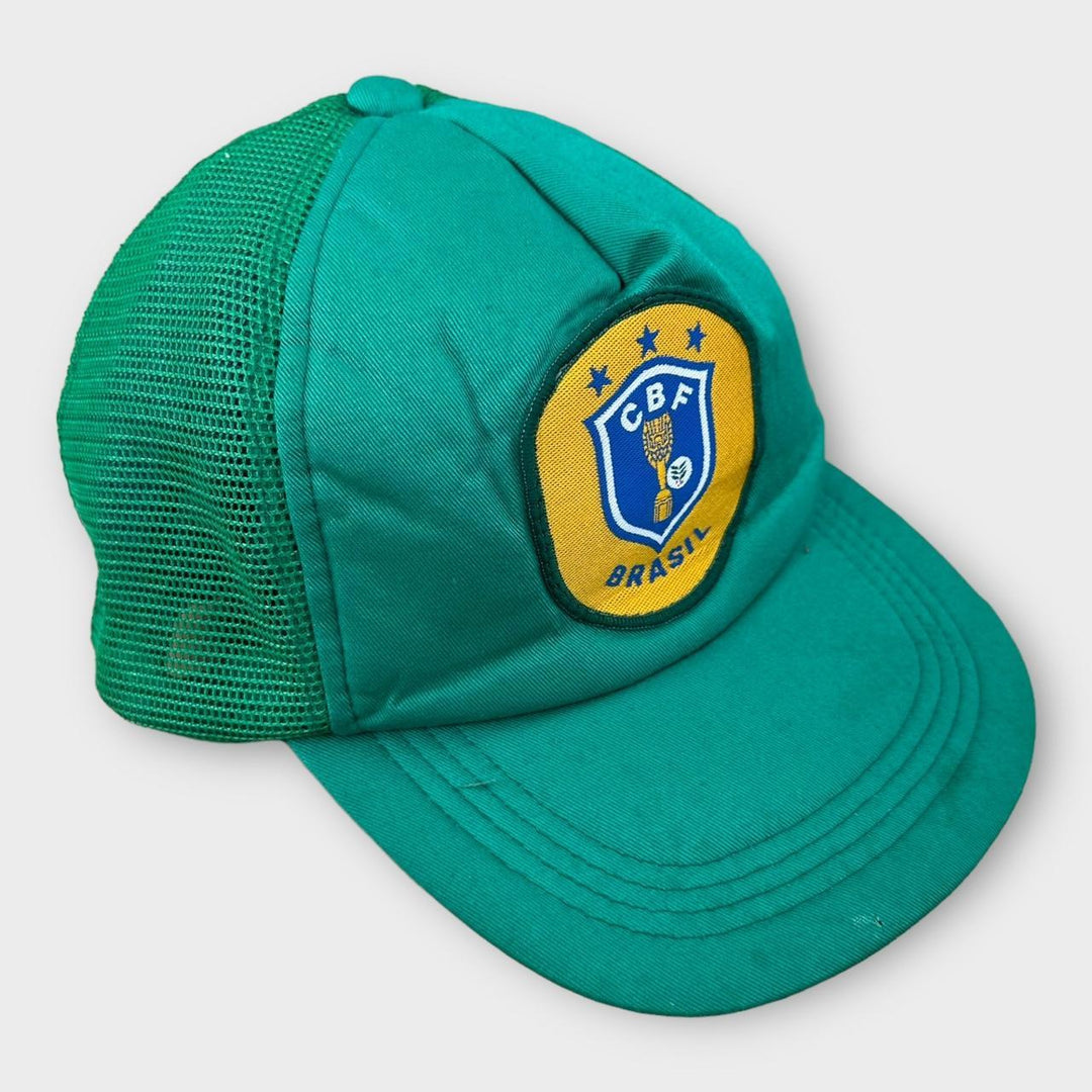 Boné de futebol brasileiro dos anos 90 - tamanho único