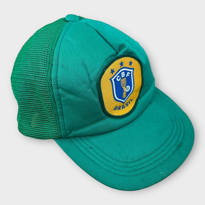 Boné de futebol brasileiro dos anos 90 - tamanho único