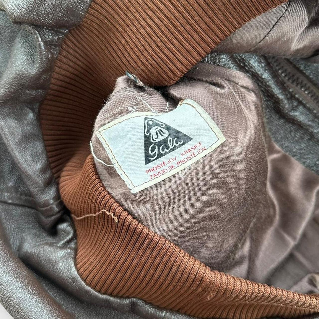 Jaqueta de couro vintage - grande