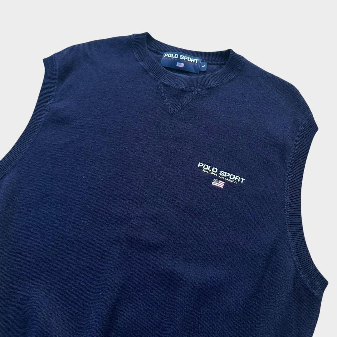 Colete polo esportivo em malha - grande