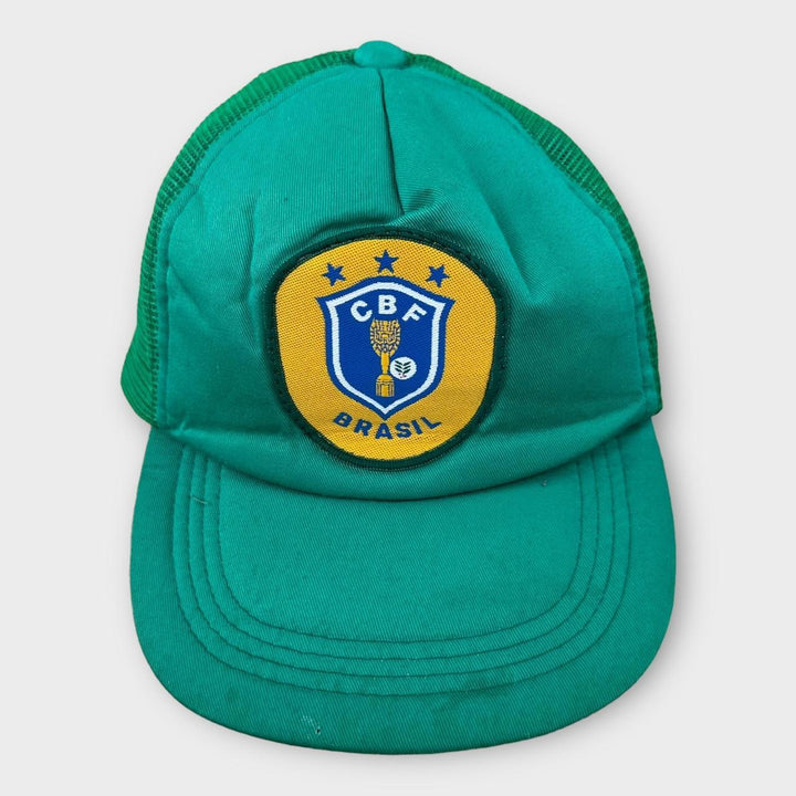 Boné de futebol brasileiro dos anos 90 - tamanho único