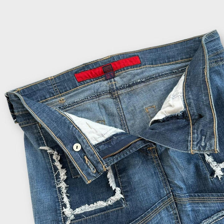 Saia jeans Marithe François Girbaud - cintura 32