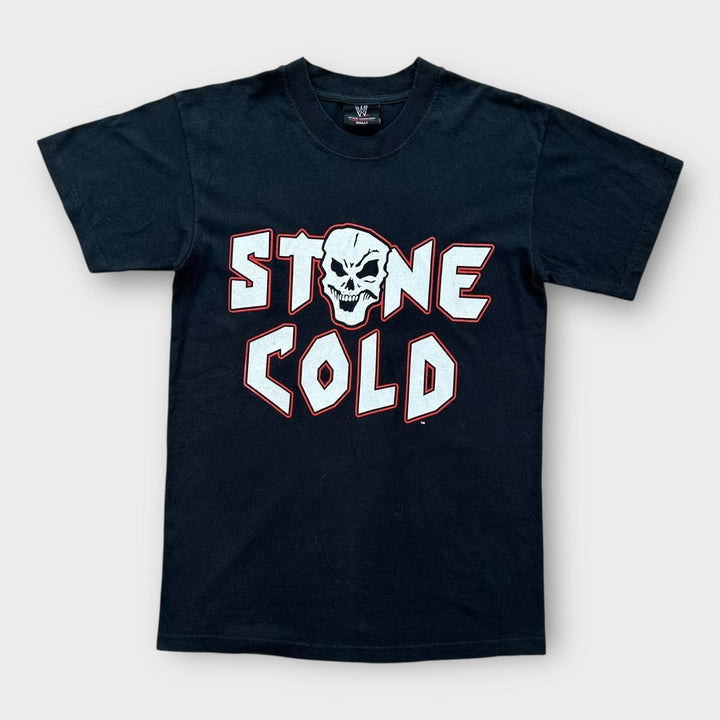 Camiseta de luta livre Steve Austin fria como pedra - pequena
