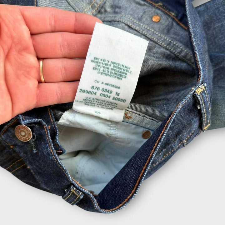 Calça jeans Levi de perna larga “Mary Lynne” - cintura 34