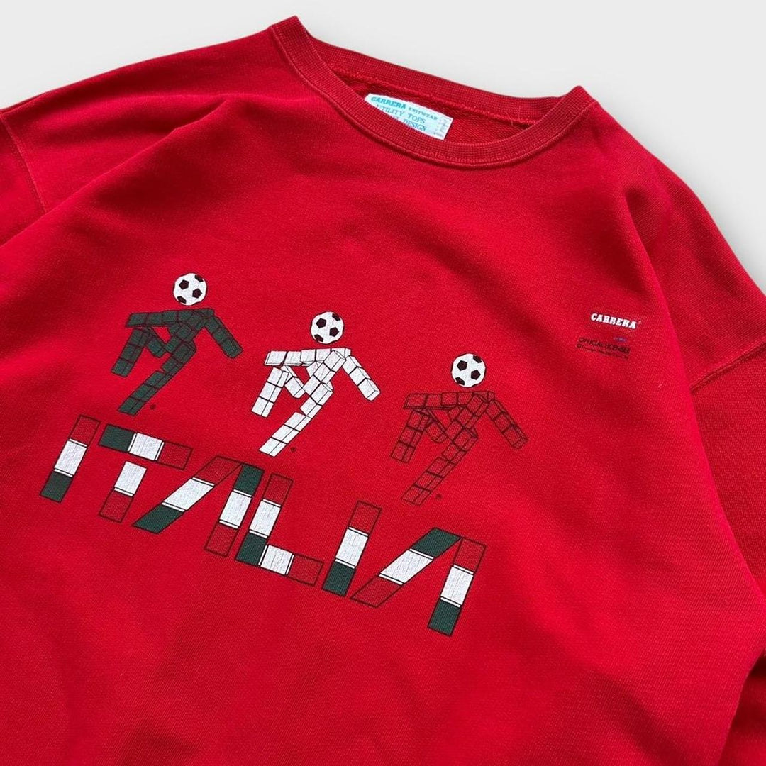 Moletom vintage Italia 90 carrera - grande (quadrado)