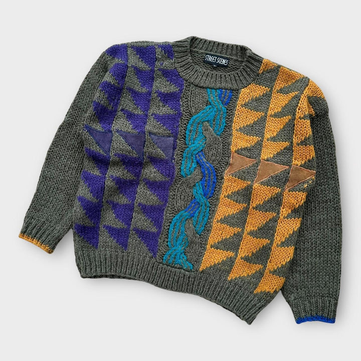 Malha estampada vintage anos 90 - média