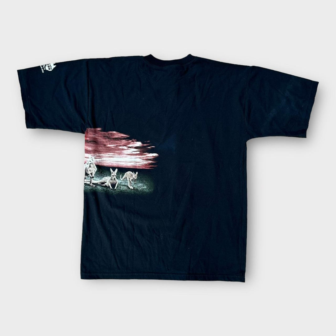 Camiseta com estampa canguru Planet Earth - XL