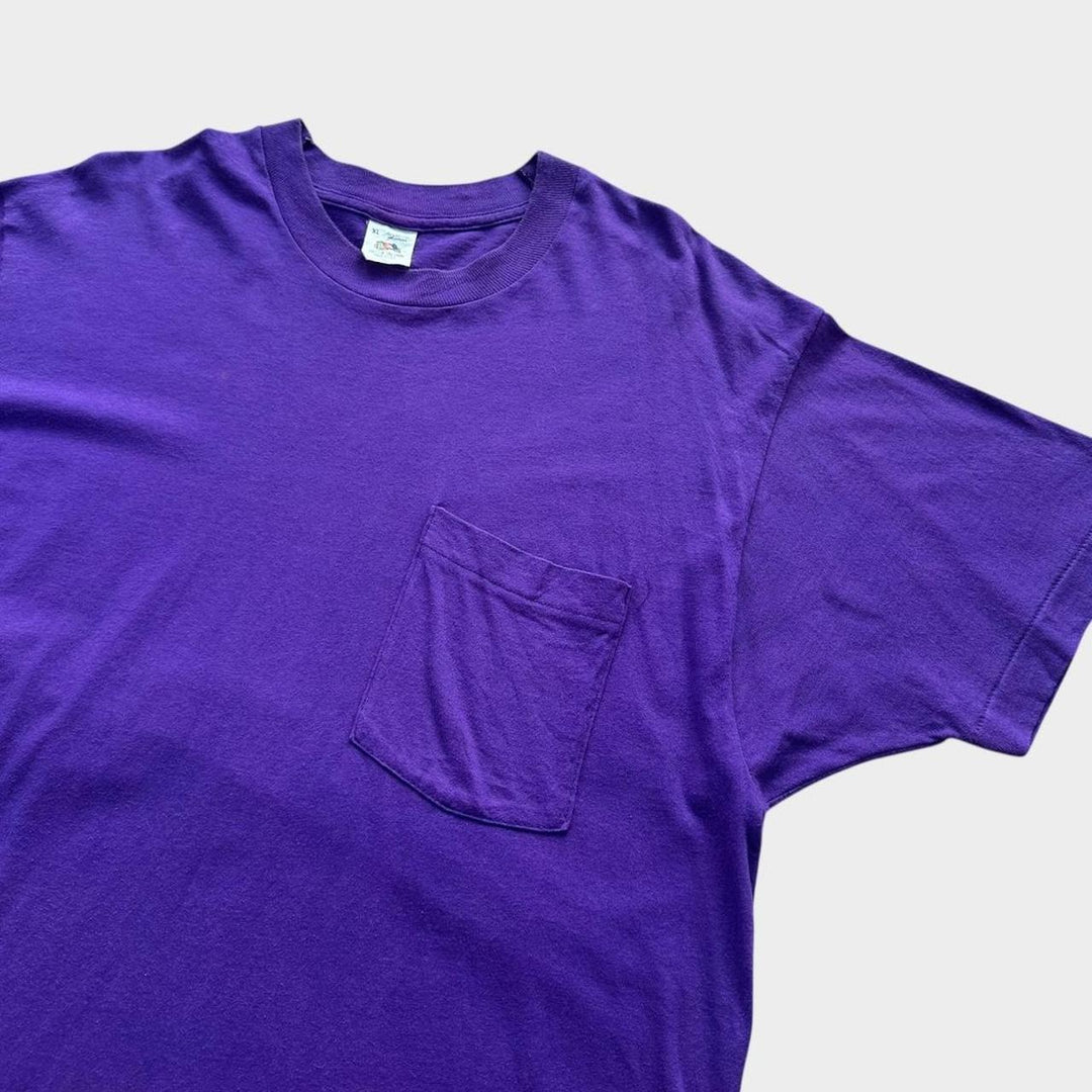Vintage Fruit of the Loom em branco - XL