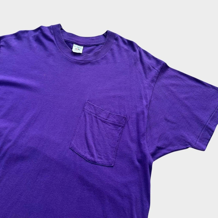 Vintage Fruit of the Loom em branco - XL