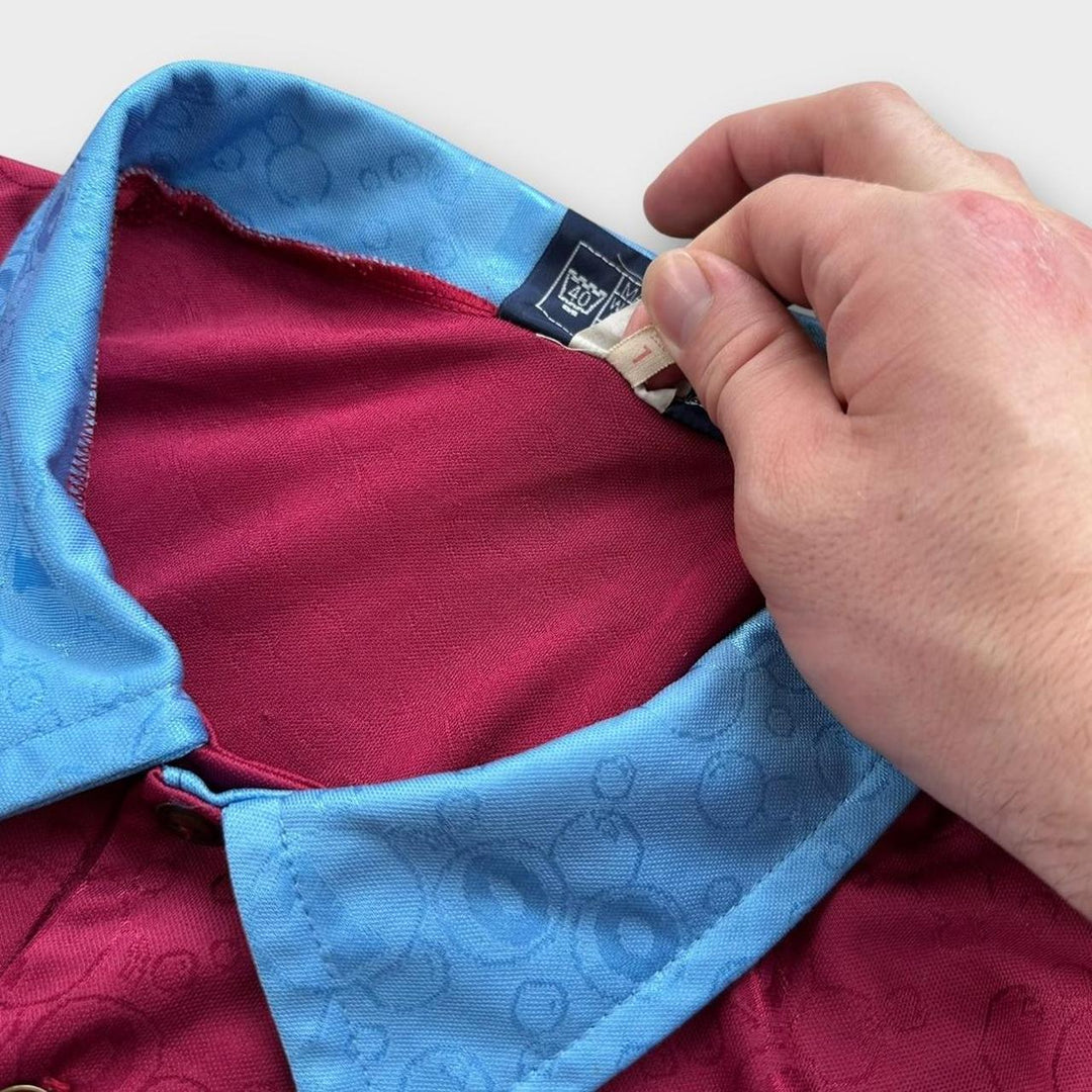 Camisa de futebol vintage do West Ham - grande (folgada)