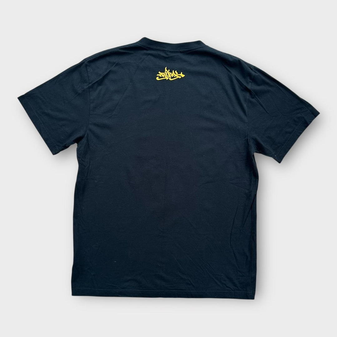 Camiseta com estampa tribal hip-hop Y2K - XL