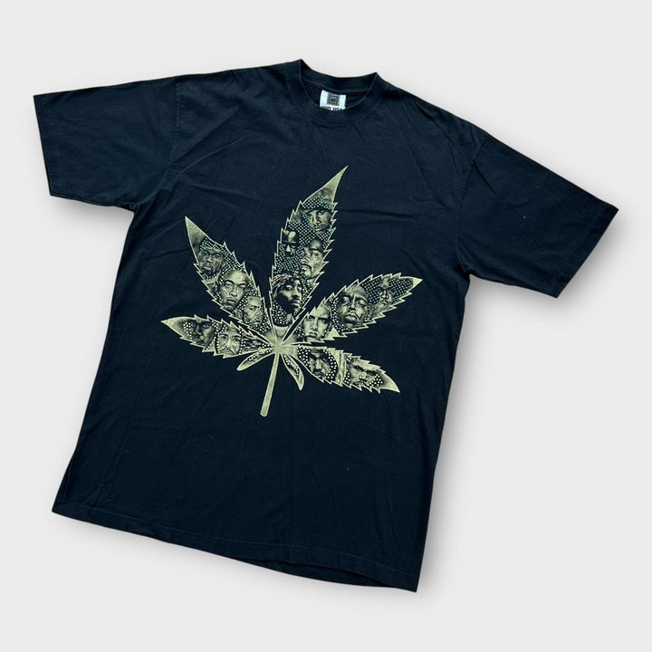 Camiseta gráfica vintage Hip-Hop - XL (folgada)