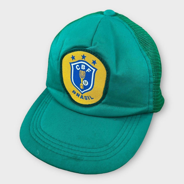 Boné de futebol brasileiro dos anos 90 - tamanho único