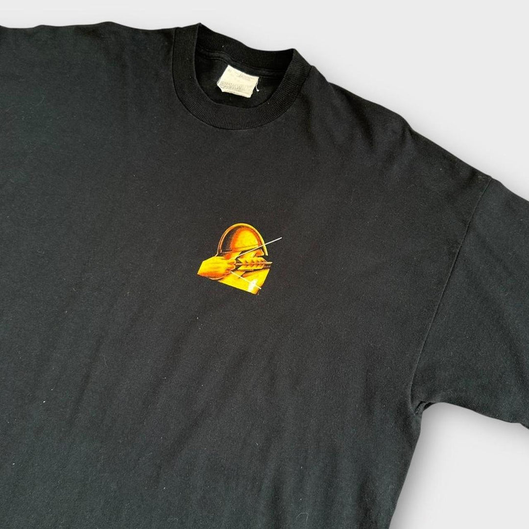 Camiseta vintage com estampa de arco forte - XL