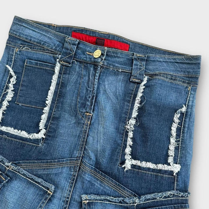 Saia jeans Marithe François Girbaud - cintura 32