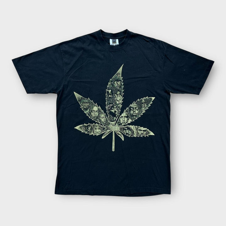 Camiseta gráfica vintage Hip-Hop - XL (folgada)