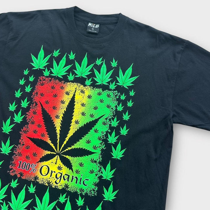 Camiseta com estampa Weed - XL