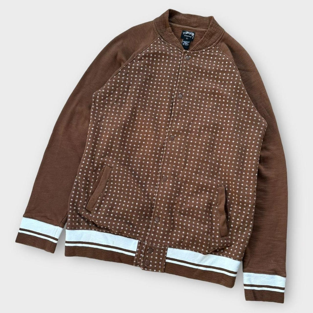 Jaqueta bomber universitária Stussy - Grande