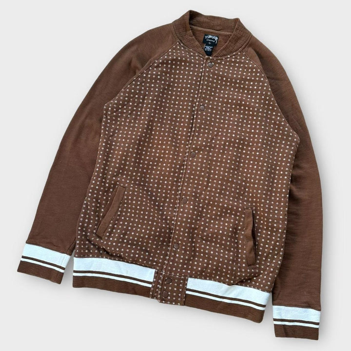 Jaqueta bomber universitária Stussy - Grande