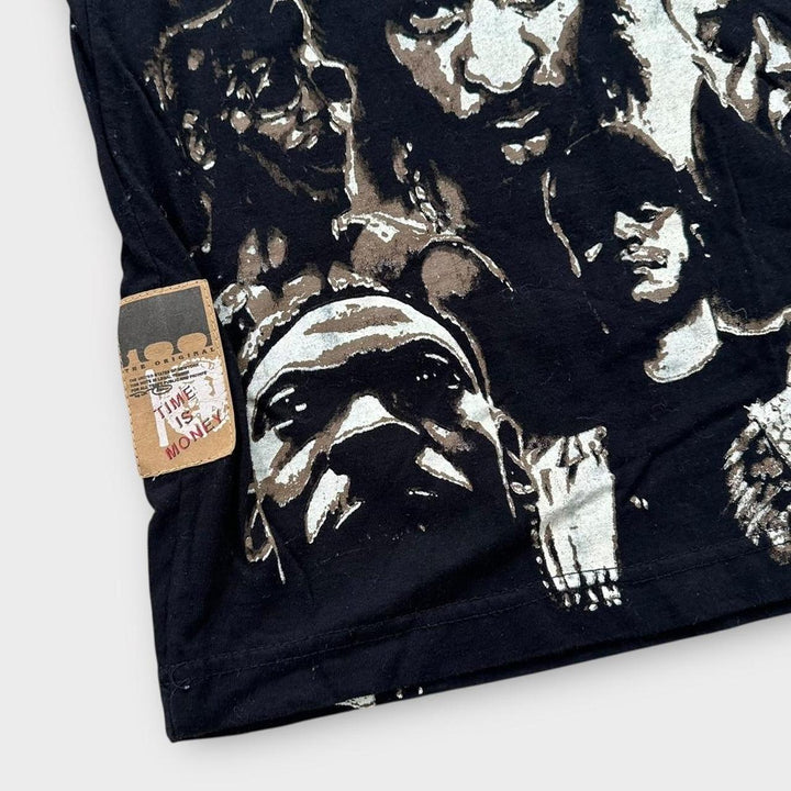 Time is Money Hip-Hop com estampa completa de rap - XL