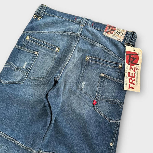Jeans de perna larga vintage Y2K - 36 (mede 38 polegadas)