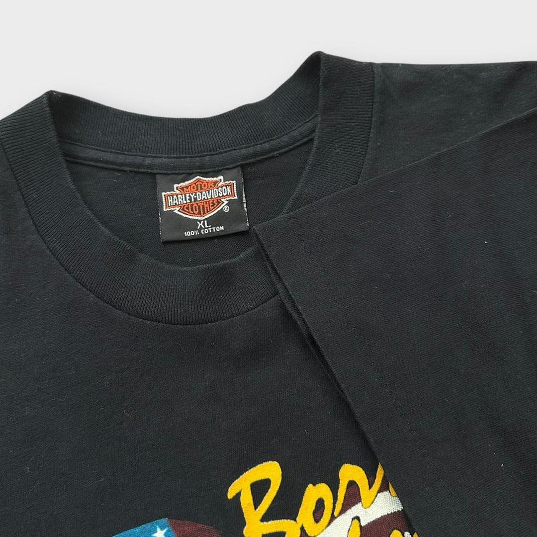 Camiseta vintage com estampa Harley Davidson - XL