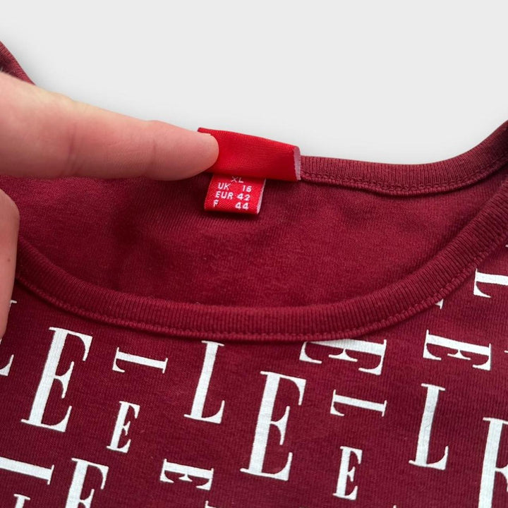 Top Elle vintage Y2K - XL feminino