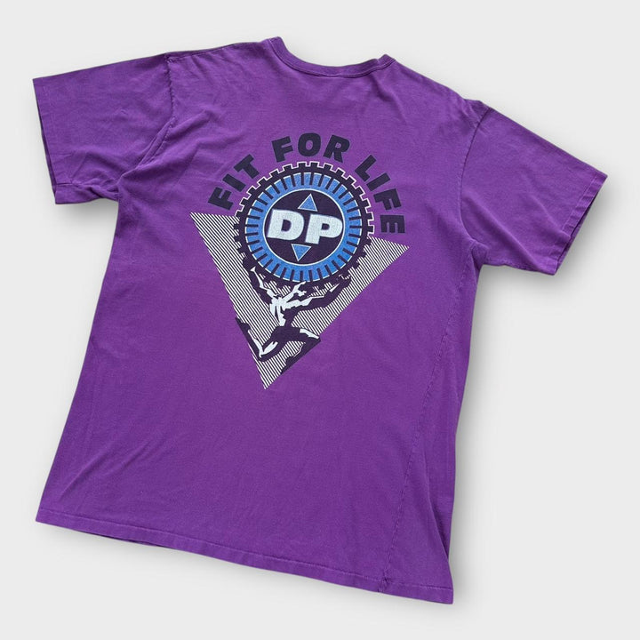 Camiseta vintage com estampa de ginástica - XXL