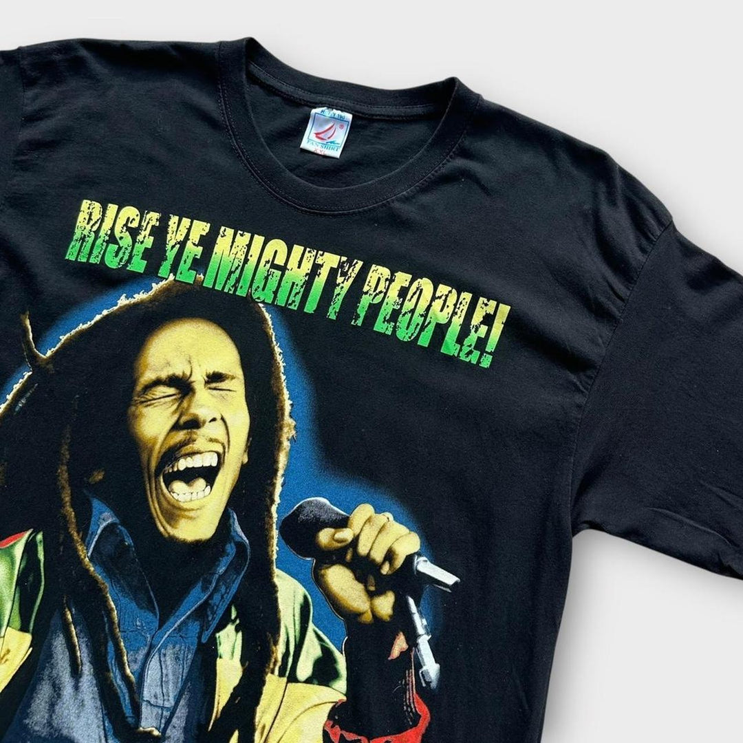 Camiseta gráfica Bob Marley - XXL (cabe como uma grande)