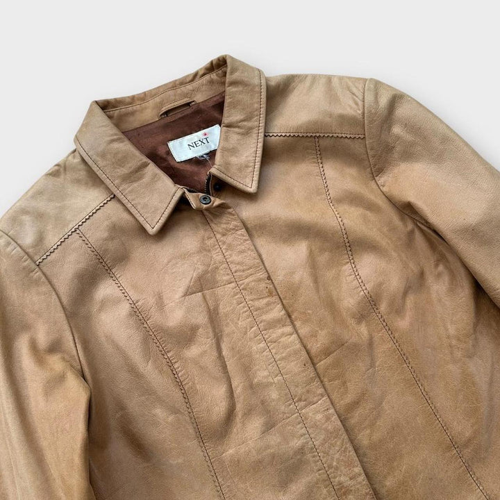 Jaqueta de couro Y2K Next - grande para mulher