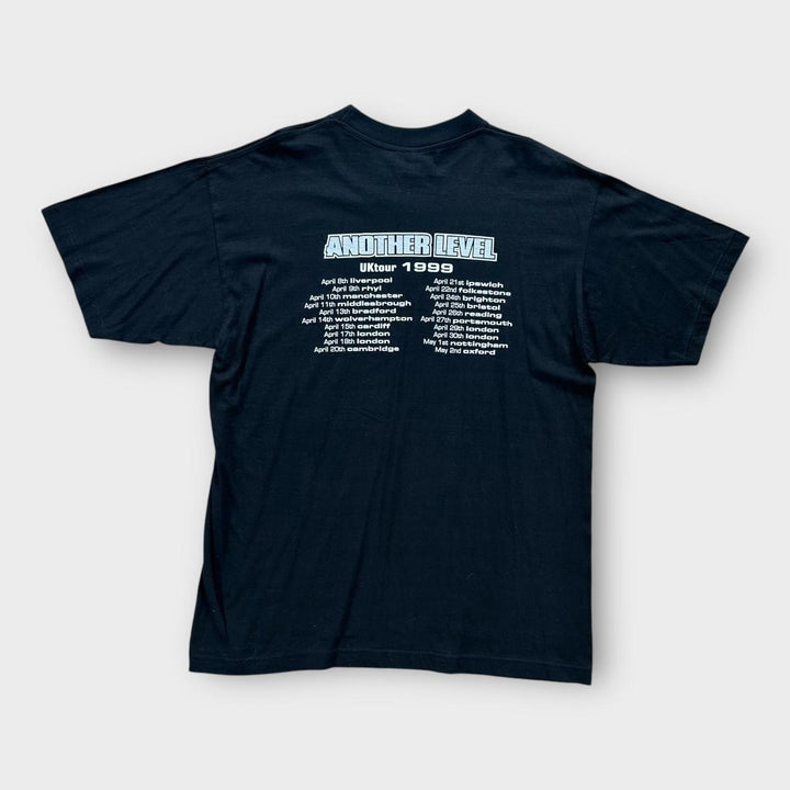 Camiseta vintage de banda Another Level - grande