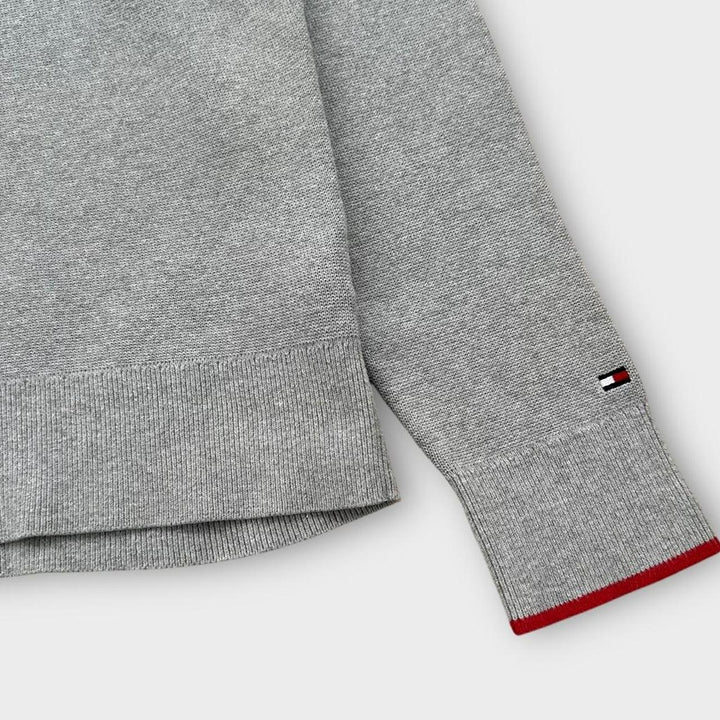 Tommy Hilfiger Suéter de tricô soletrado - médio