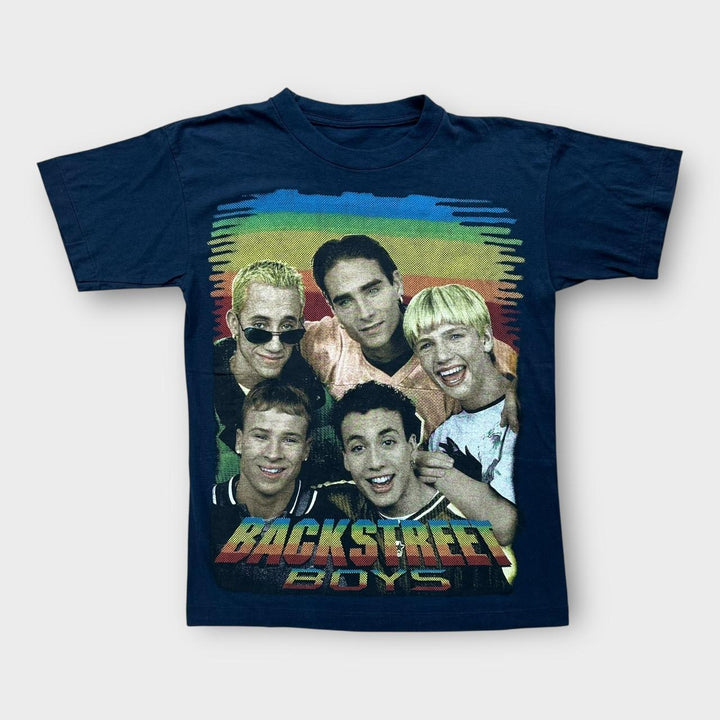 Camiseta vintage dos Backstreet Boys - média