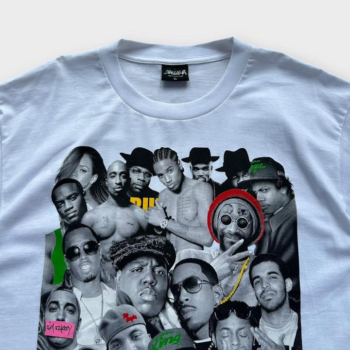 Camiseta gráfica Y2K Hip-hop - XL