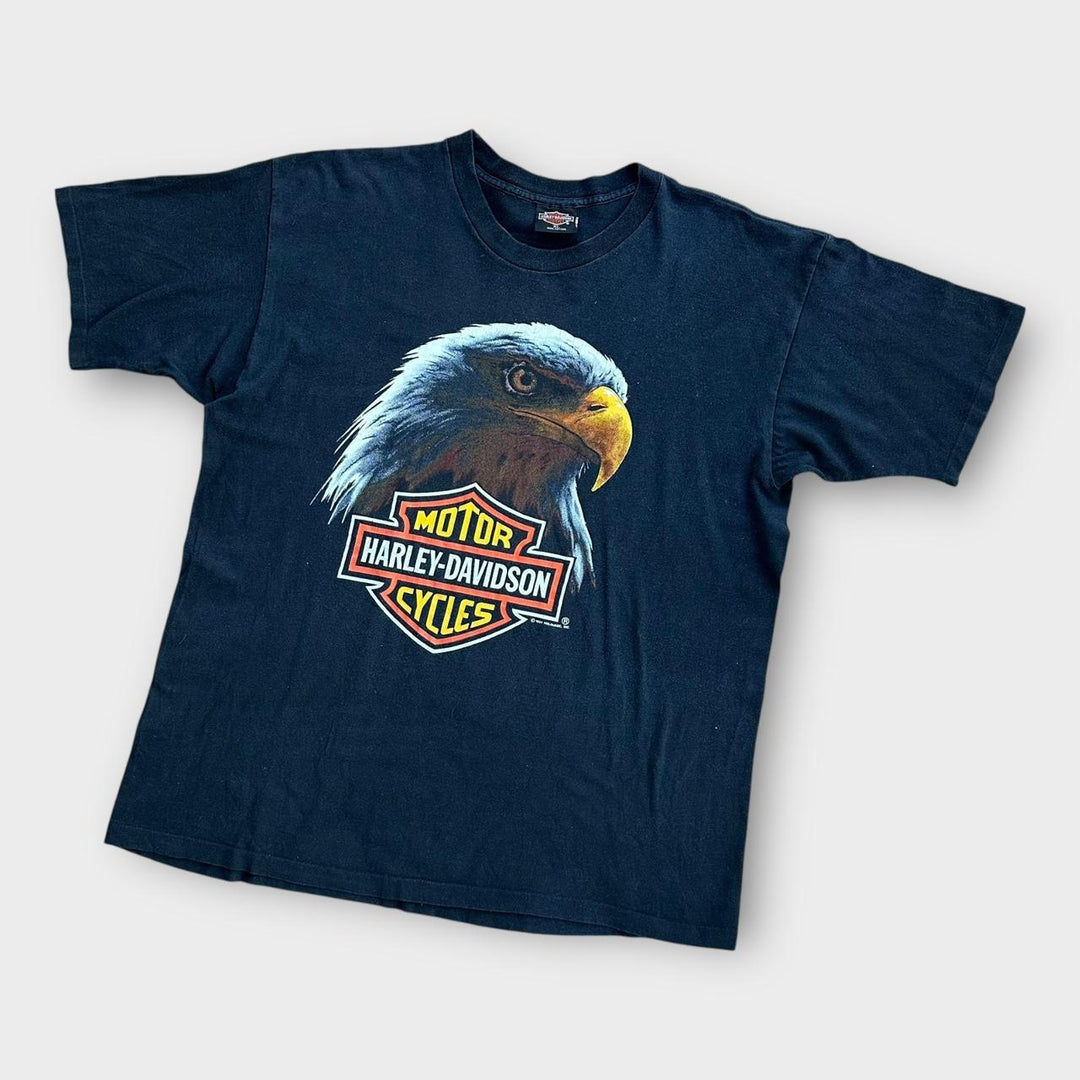 Camiseta vintage com estampa Harley Davidson - XL