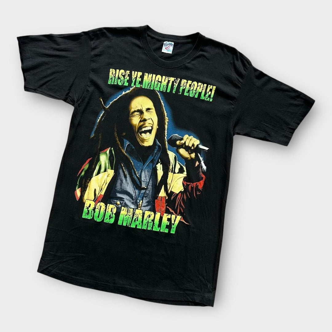 Camiseta gráfica Bob Marley - XXL (cabe como uma grande)