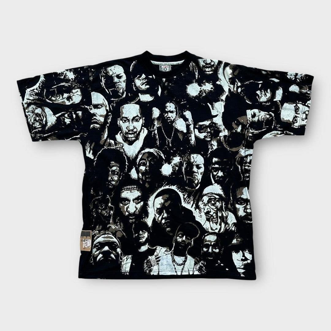 Time is Money Hip-Hop com estampa completa de rap - XL