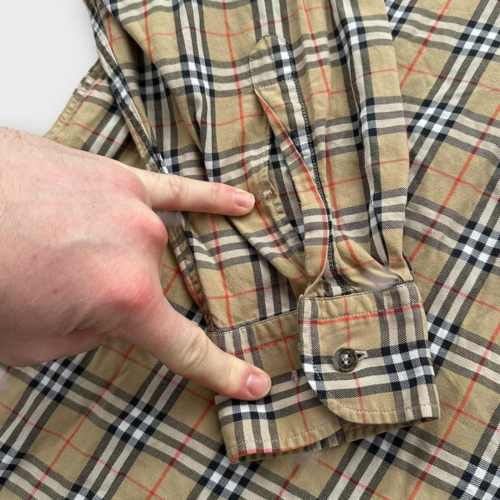 Camisa xadrez Burberry Nova - XXL