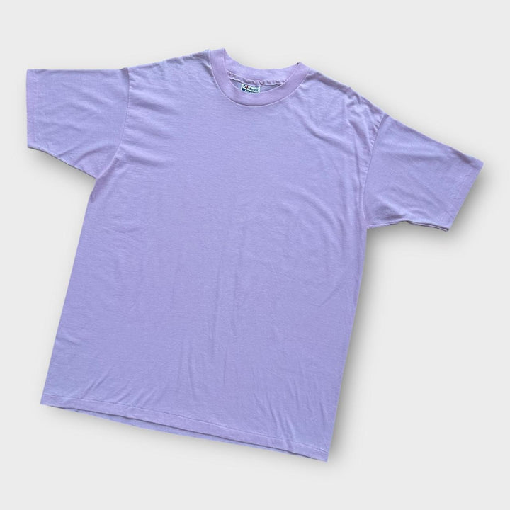 Camiseta vintage em branco com ponto único - XL