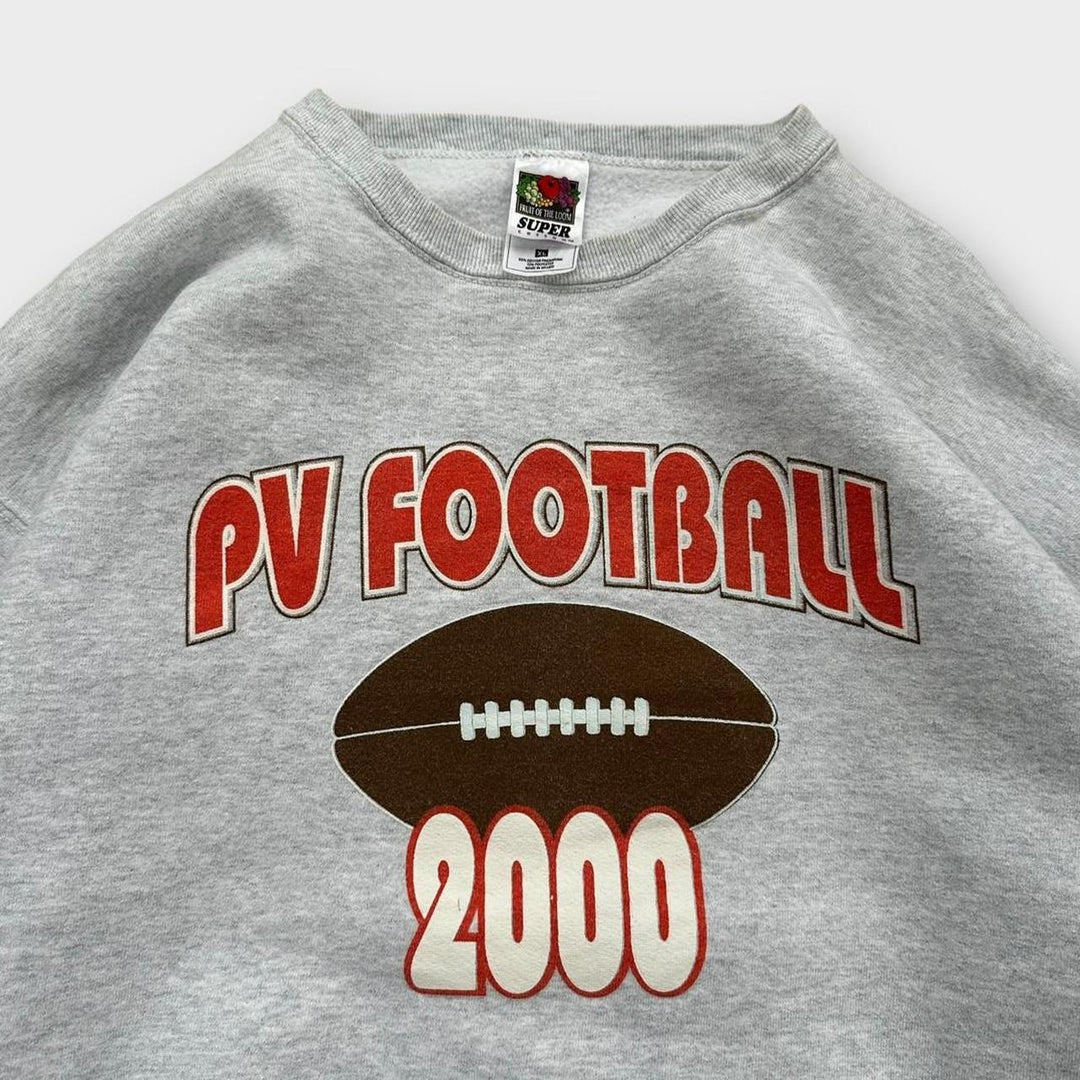 Moletom vintage com estampa de futebol americano - XL