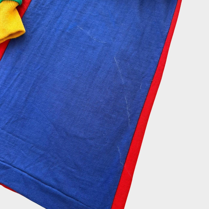 Camisa de rugby vintage color block - média