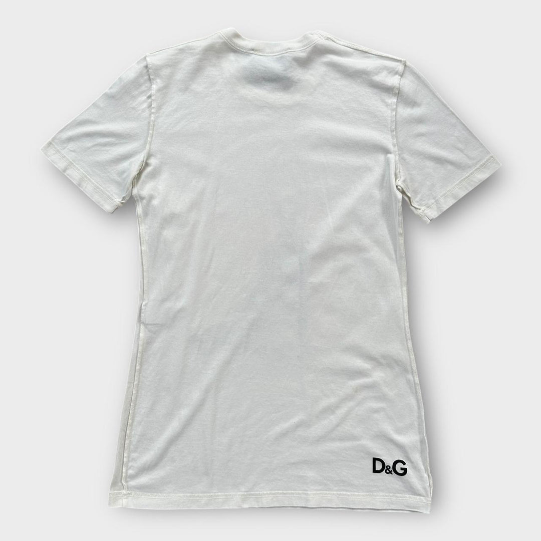 Camiseta vintage D&G Kim Basinger com estampa - grande feminina