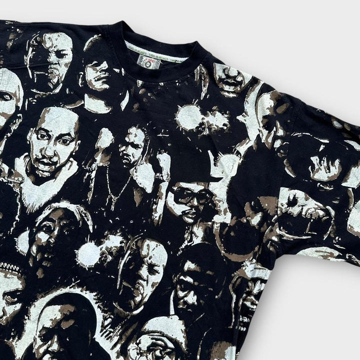 Time is Money Hip-Hop com estampa completa de rap - XL