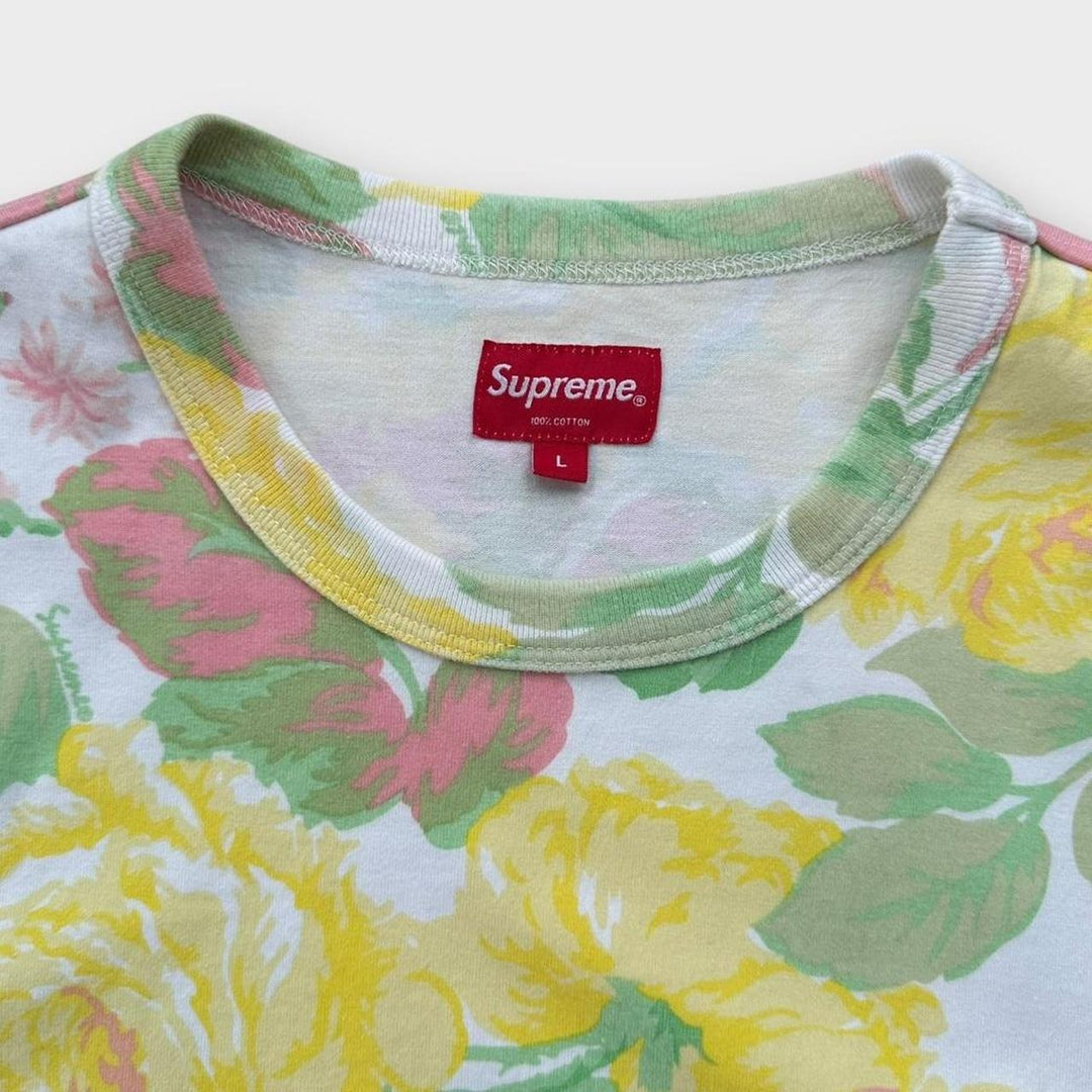 Camiseta gráfica Supreme Flowers - grande