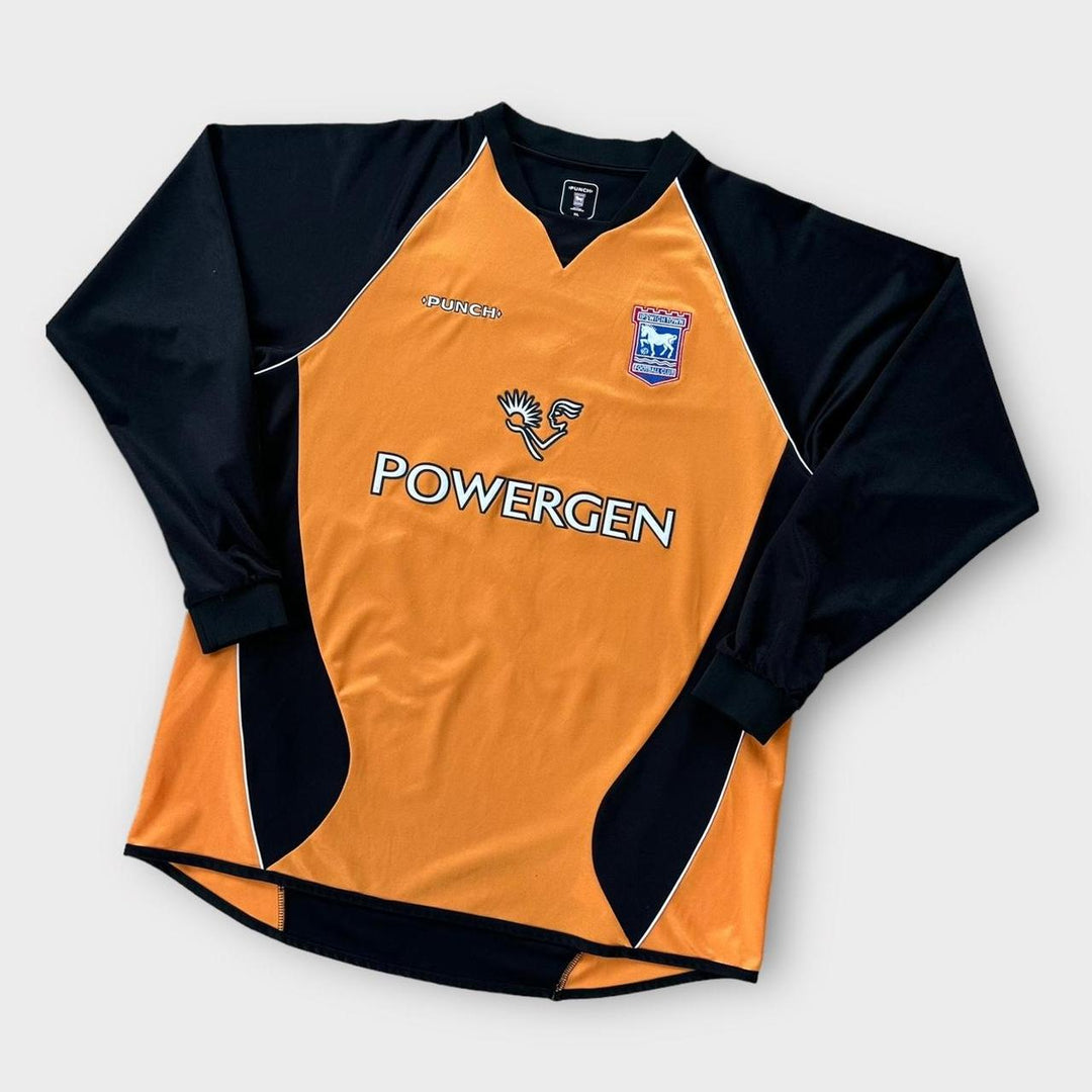Camisa de futebol do Ipswich Town 2003/04 Top de goleiro - XL