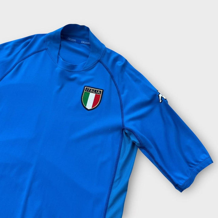 Camisa de futebol italiana vintage - XXL (cabe como uma XL)