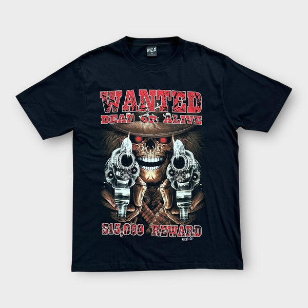 Camiseta com estampa de caveira - XL