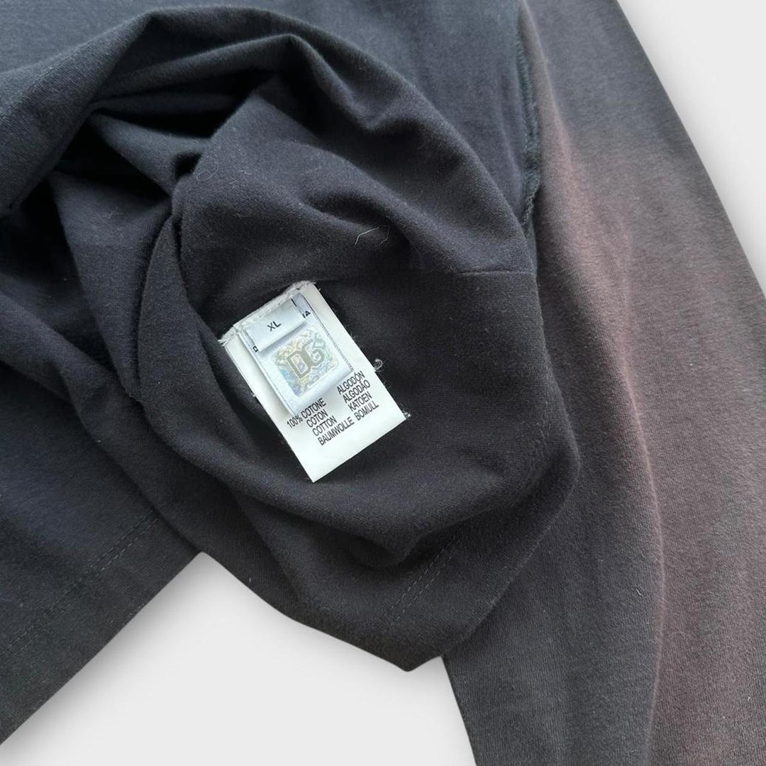 D&G soletra camiseta de manga comprida - júnior XL (feminino grande)